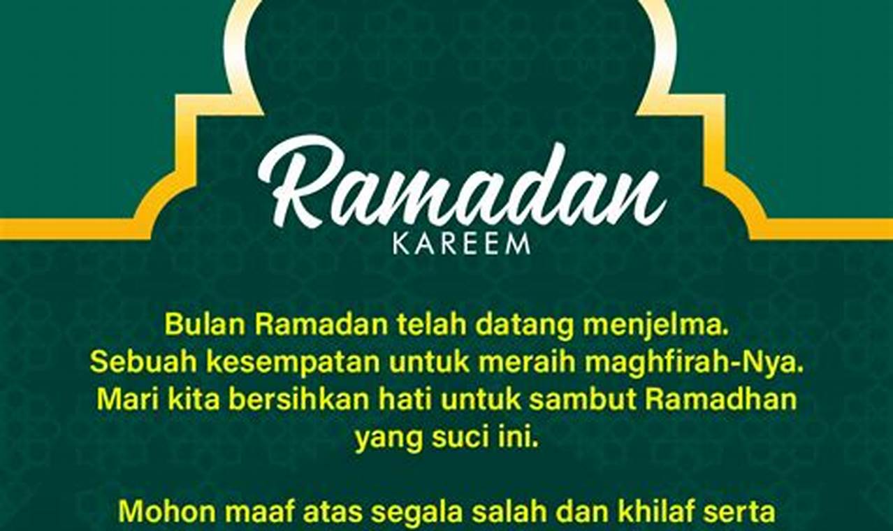 Raih Berkah Ramadan dengan Ucapan Selamat yang Menyentuh Hati