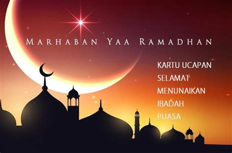 Poster Ucapan Menyambut Ramadhan, Edit Dengan Powerpoint! SerbaBisnis