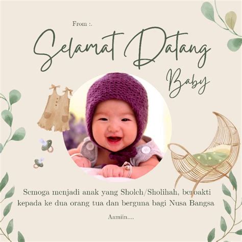 ucapan anak baru lahir