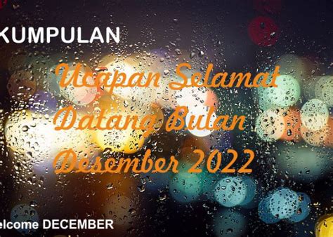 ucapan selamat datang bulan desember