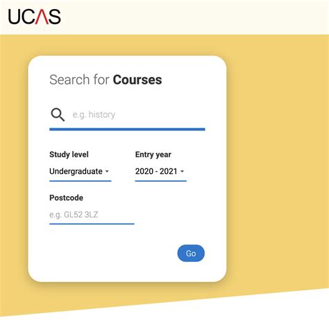 ucas courses search