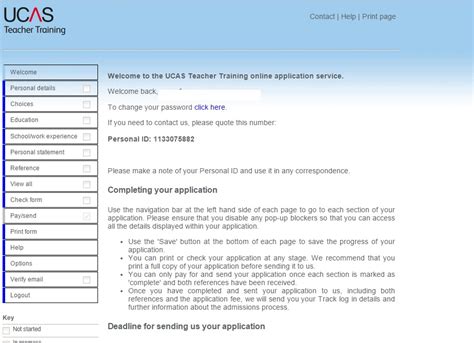 ucas teacher training website