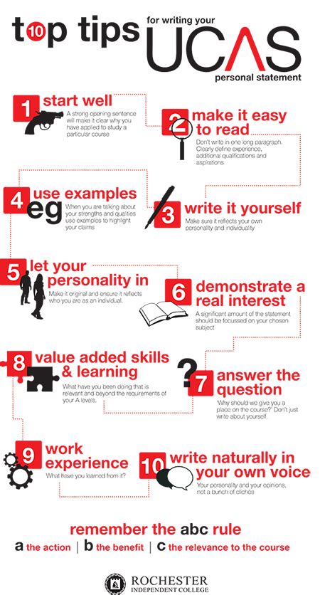 ucas tips for personal statement