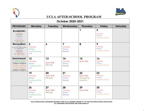 ucla class schedule 2023