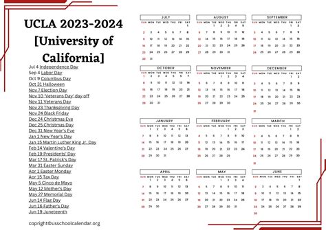 ucla extension calendar 2023