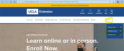 ucla extension student login