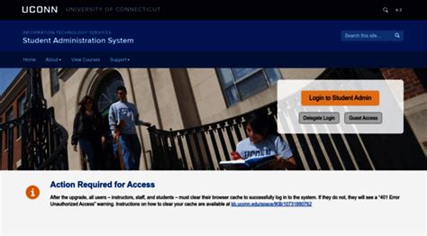 uconn admin login