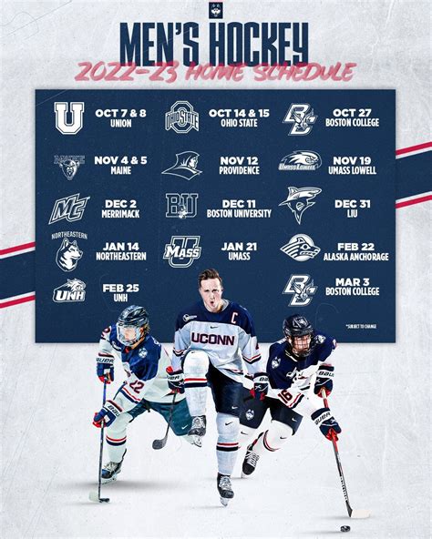uconn hockey schedule 2023