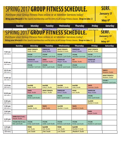 ucr group fitness schedule