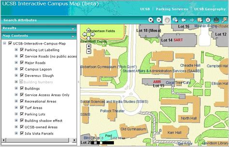 Ucsb Interactive Campus Map Map With Cities