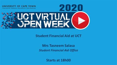 uct master's financial aid