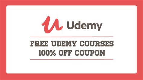 udemy free course coupons