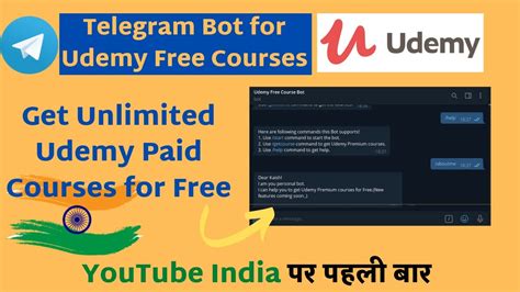 udemy free courses telegram channel