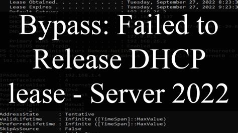 udhcpc failed to get a dhcp lease