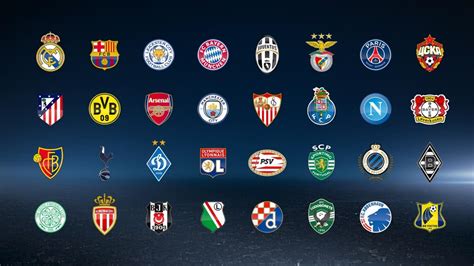 uefa champions league team logos