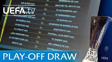 uefa europa league play-off draw live stream