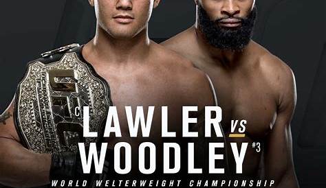 Lawler vs. Woodley Officially Headlining UFC 201