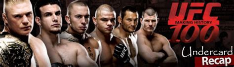 ufc 100 results