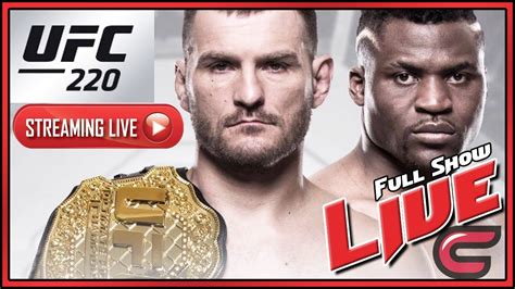 ufc 220 live stream