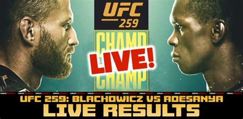 ufc 259 live results