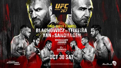 ufc 267: blachowicz vs. teixeira