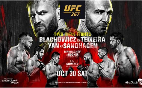ufc 267 fight card results