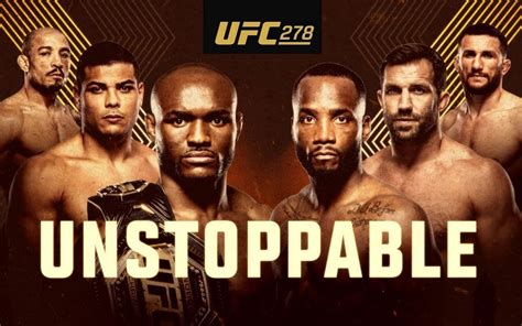ufc 278 fight card results