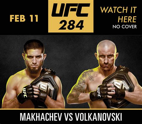 ufc 284 event time