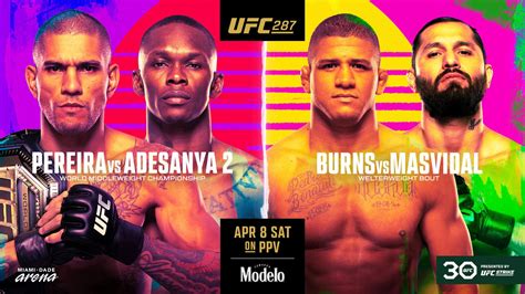 ufc 287 live results