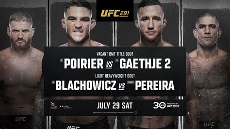 ufc 291 fight card time