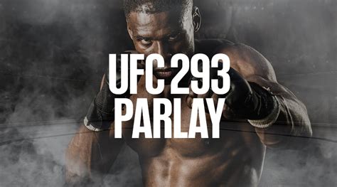 ufc 293 parlay