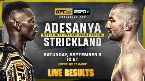 ufc 293 results live