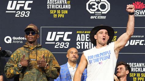 ufc 293 start time australia