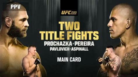 ufc 295 en vivo