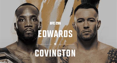 ufc 296 fight times