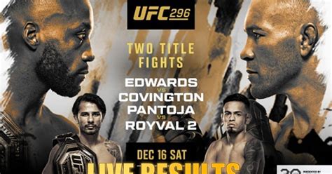 ufc 296 live results