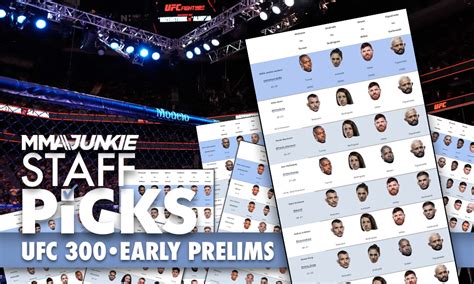 ufc 300 early prelims time