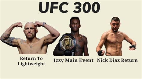 ufc 300 fight results