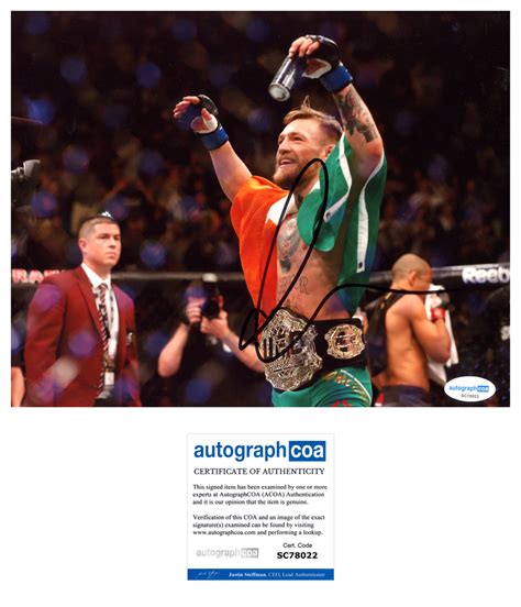 ufc autographs