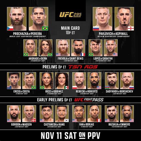 ufc fight card 270