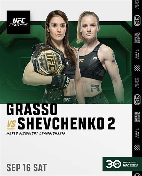 ufc fight night - grasso vs shevchenko 2