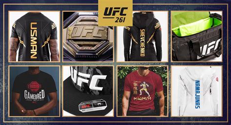 ufc fighter merch