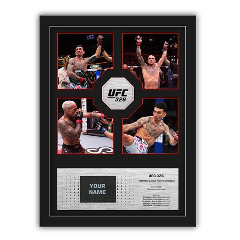 ufc framed posters