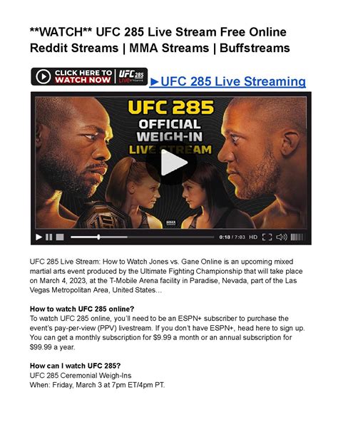 ufc live reddit streams