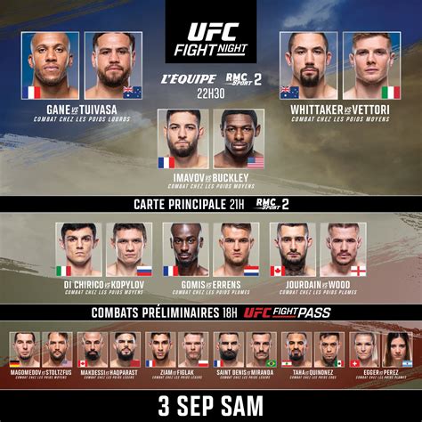 ufc sept 2 2023