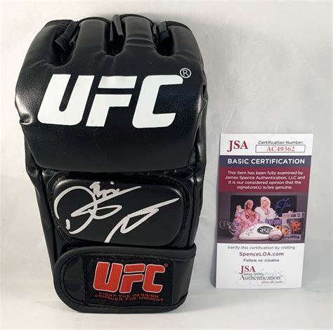 ufc signed memorabilia
