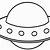 ufo coloring page