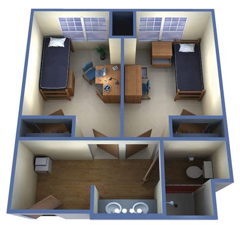 uga dorm room floor plan