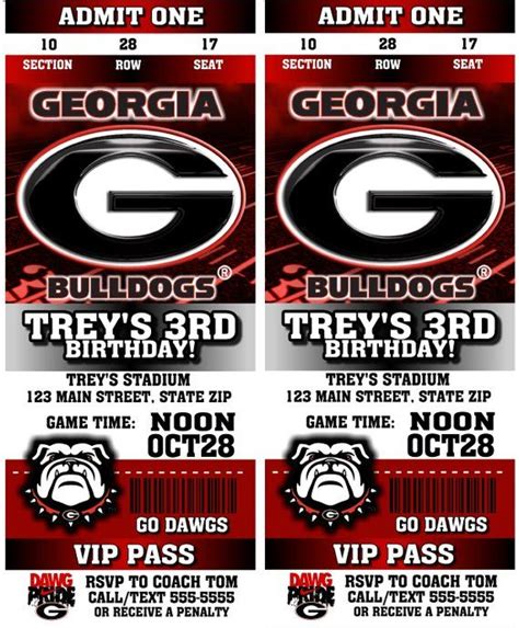 uga football tickets face value