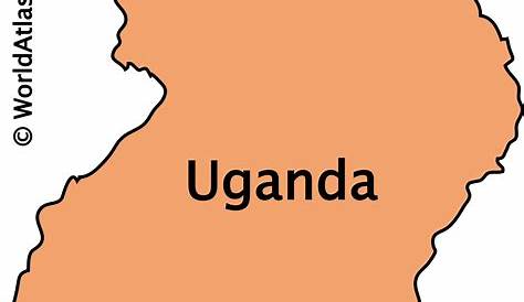 Free Icon Uganda country map black shape